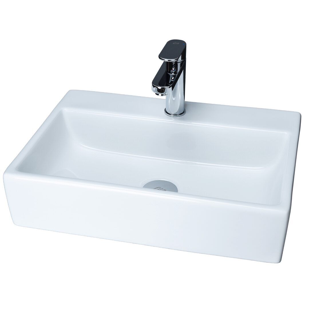 IVY-2302 GioBella Ivy Bina White Counter Top Basin 360x510x120mm_Stiles_Product_Image