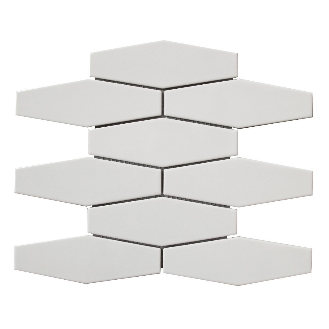Global Stone White Long Hexagonal Mosaic 307x297mm_Stiles_Product_Image