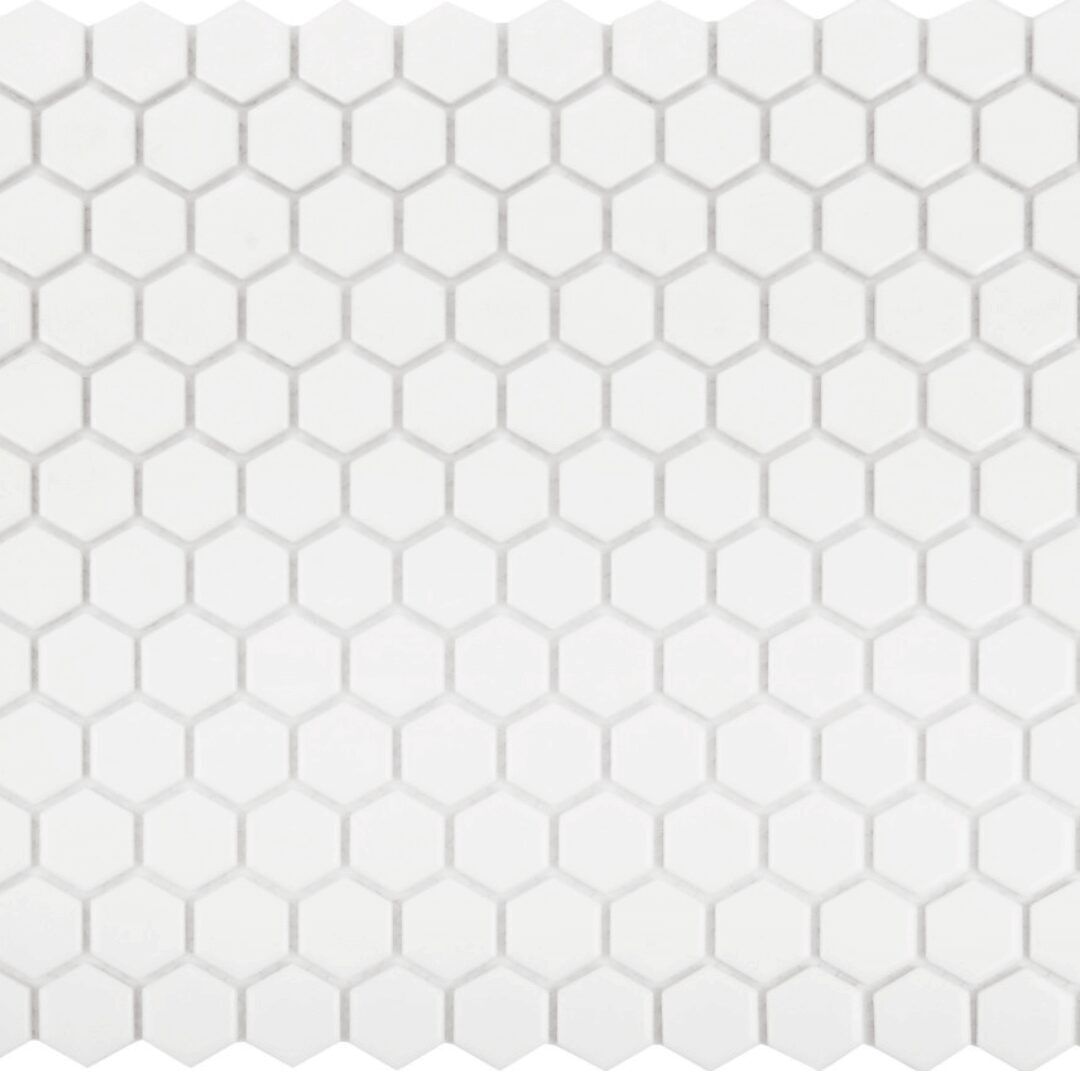 888 Douglas Jones Hexagon White Gloss 260x305mm_Stiles_Product_Image