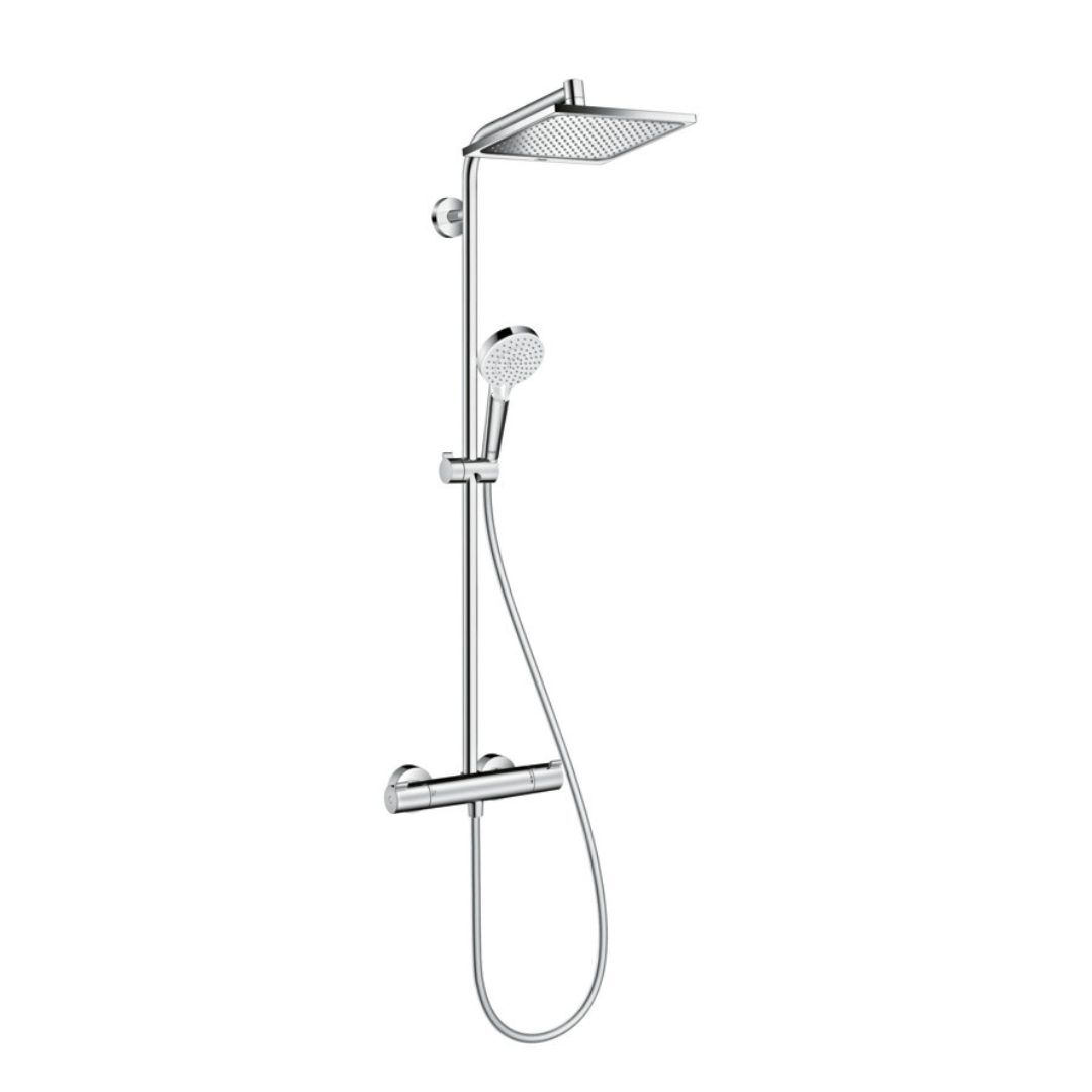27281000 Hansgrohe Crometta E EcoSmart Showerpipe Set_Stiles_Product_Image