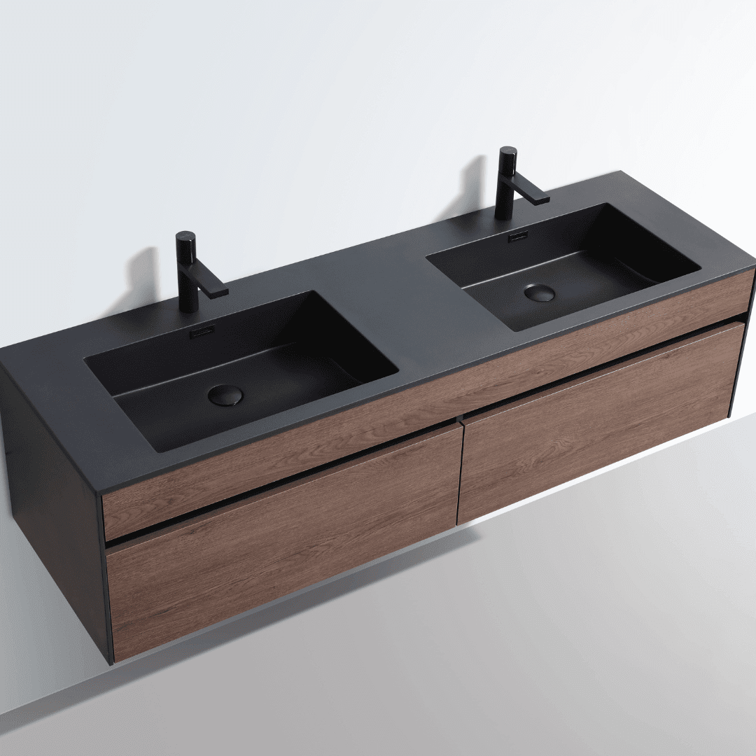 Gio Simplicity Charcoal Cupboard and Basin 1600mm_Stiles_Product_Image